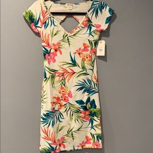Tropical Print Billabong Dress